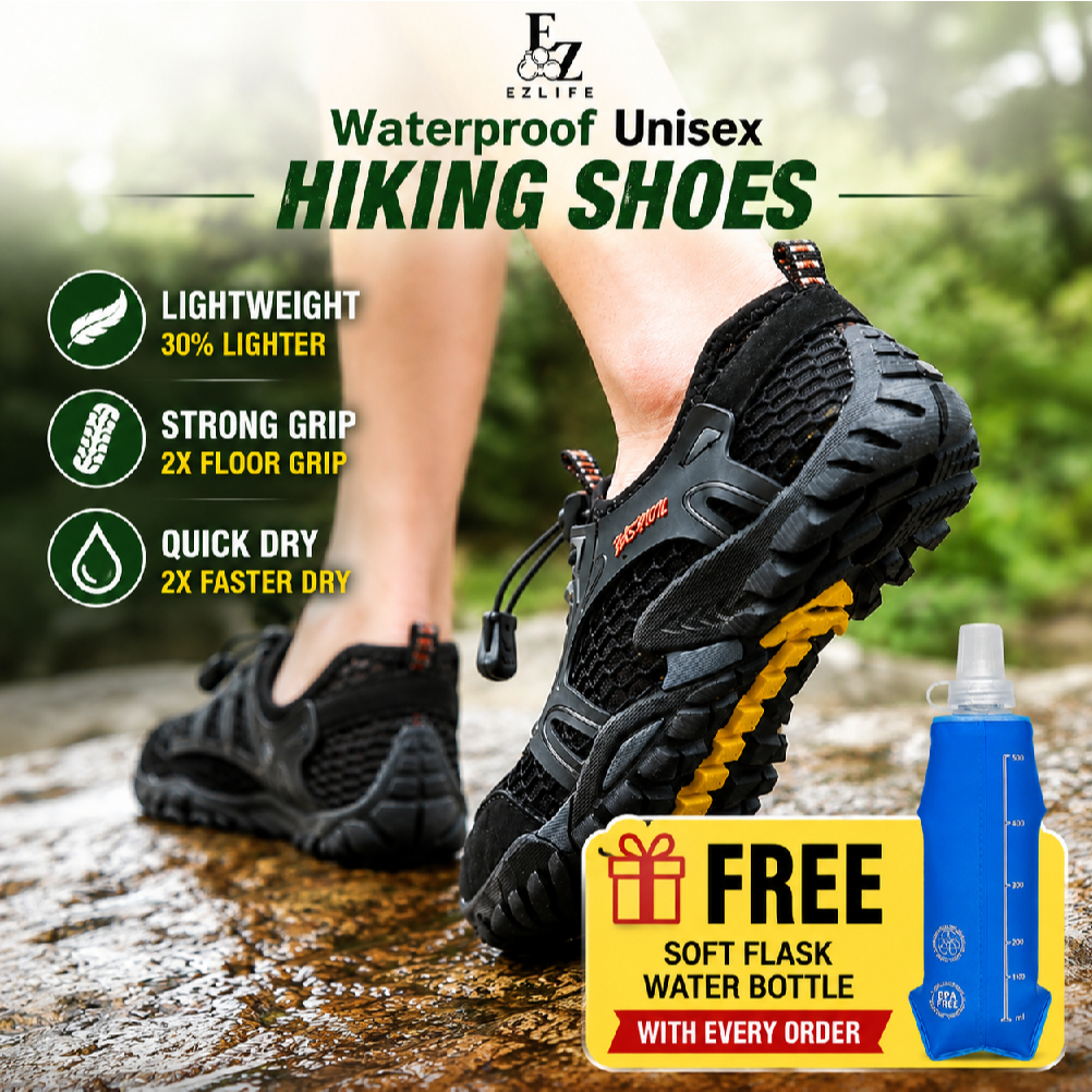 (Free Gift) Hiking Shoes Waterproof Trekking Shoes Water Rafting Shoe ...