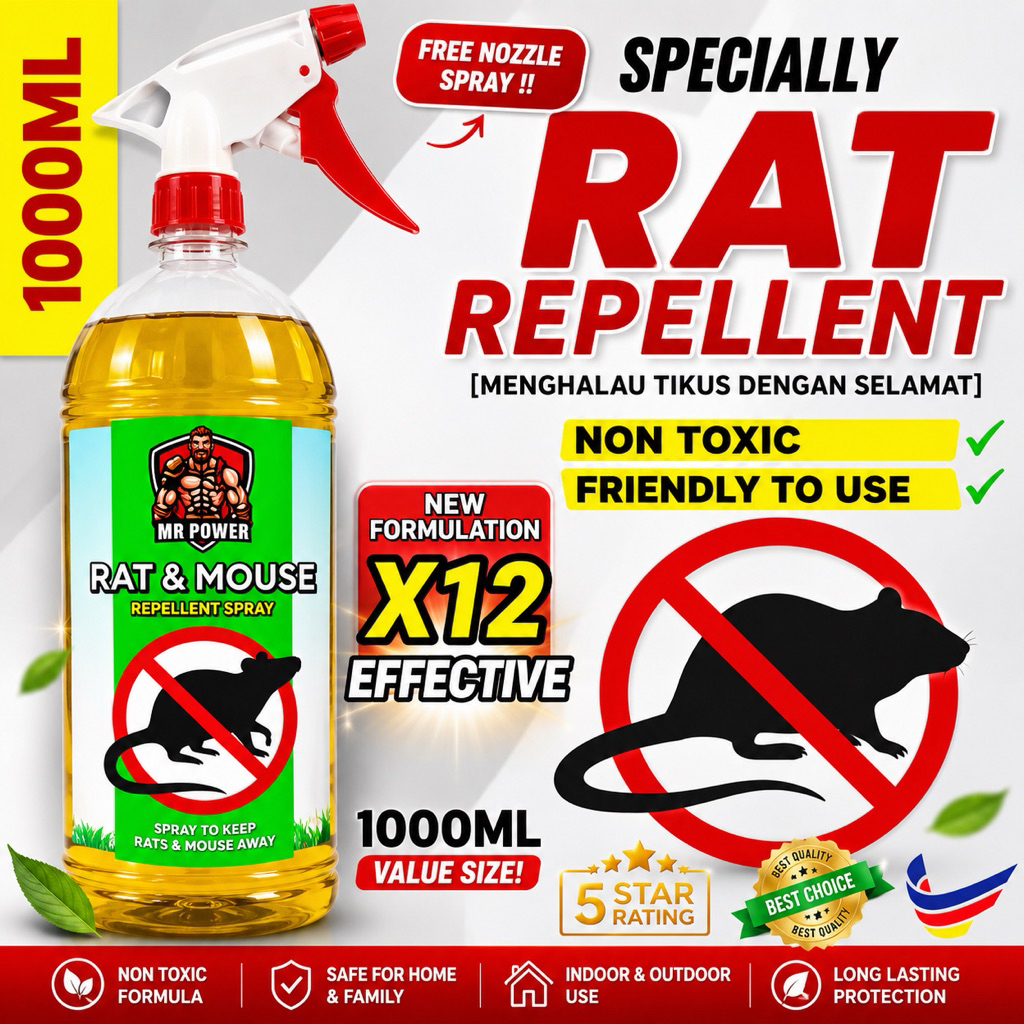 Mr Power Rat Repellent Penghalau Tikus Anti Tikus 30days effectiveness ...