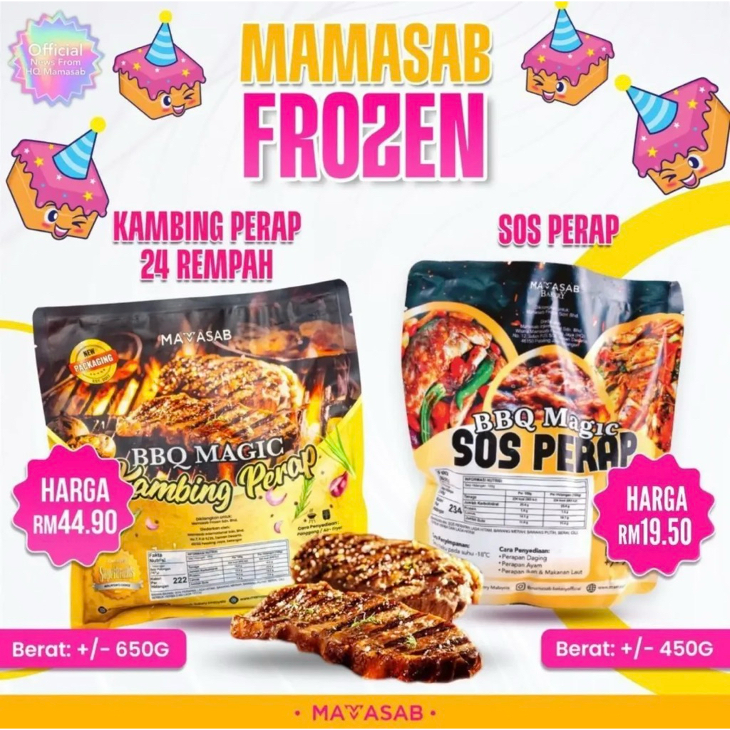 MAMASAB Kambing Perap / Sos Perap / Frozen Items | Shopee Malaysia