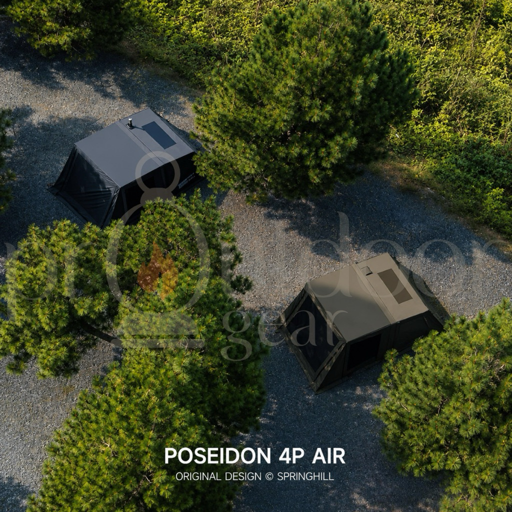 [PRE-ORDER] Goout Springhill Penglai 4P Inflatable Tent, One Bedroom ...