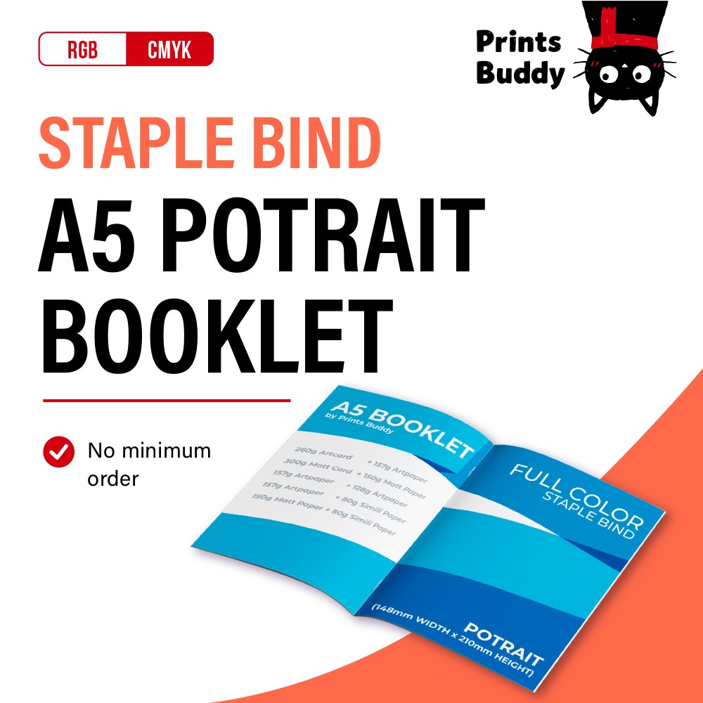 [Print-Own-Design] A5 (Potrait) Booklet / Zine / Brochure / Magazine ...