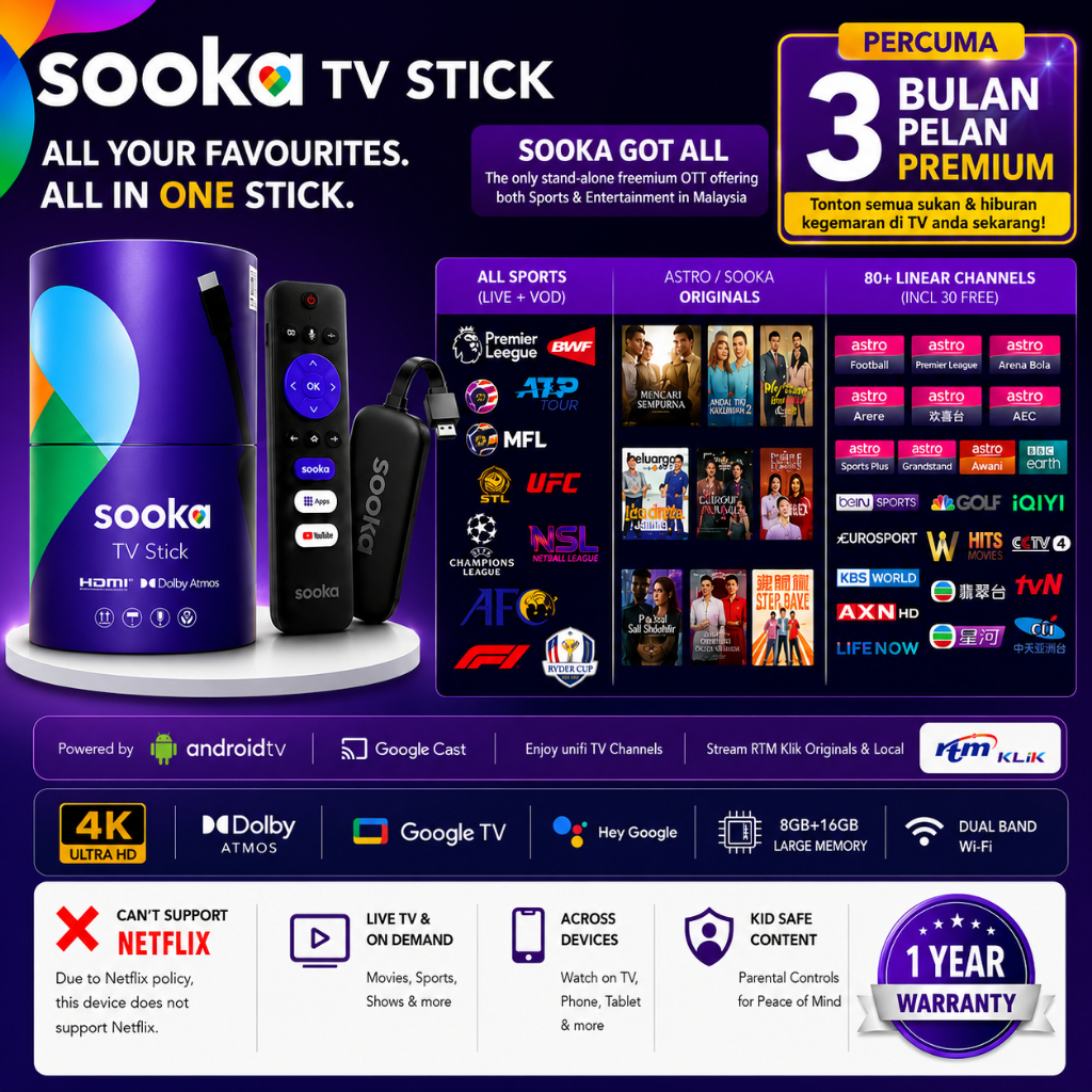 sooka: live sports & local drama streaming
