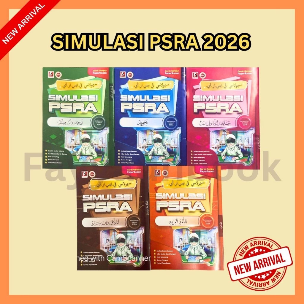 [FB] BUKU LATIHAN SIMULASI PSRA FORMAT TERBARU 2026 | Shopee Malaysia
