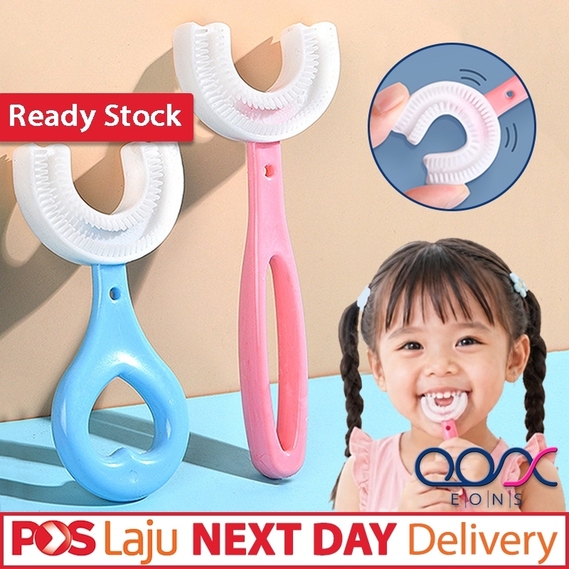 TEETH PROTECTION 💖 U Shape Design Toothbrush Children Kids Oral 360 ...