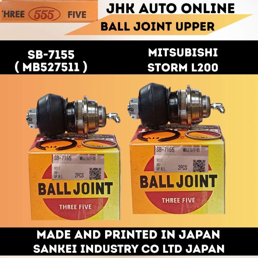 SB-7155 BALL JOINT FRONT UPPER ARM MITSUBISHI STORM L200 2WD&4WD 100% ...