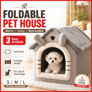 [HOT] Cat /Dog bed cat house Foldable removable and washable dog house ...