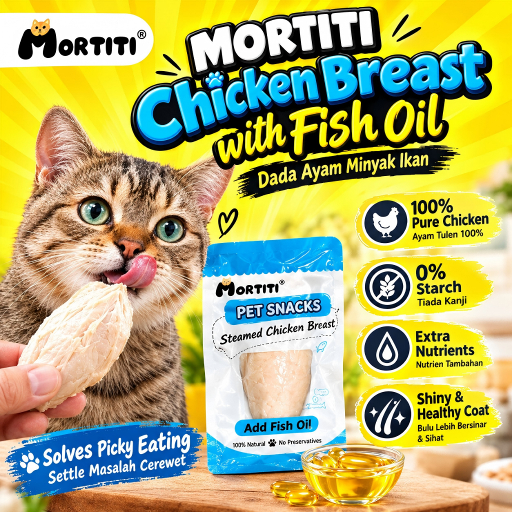 MORTITI Chicken Breast For Cat