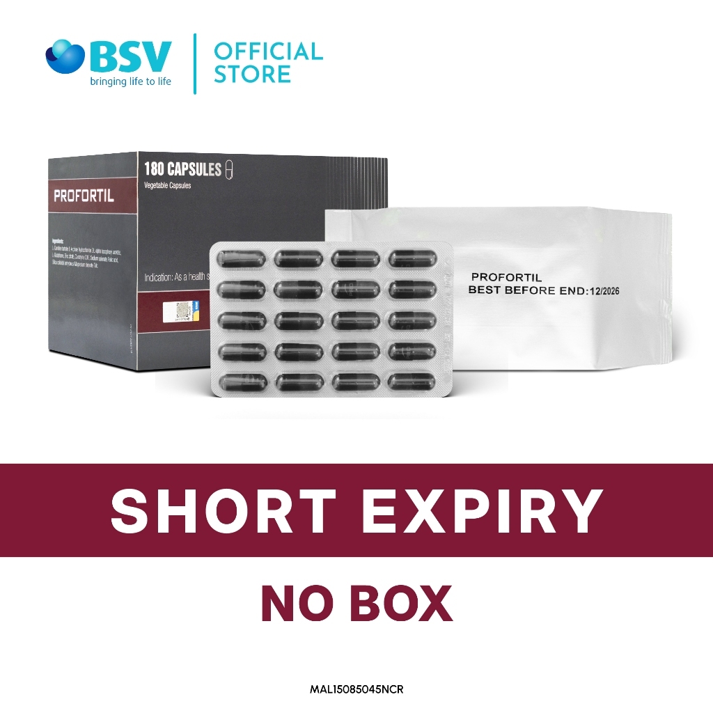 [SHORT EXPIRY: 31/12/2026] PROfortil 60’s Men’s Health Supplement ...
