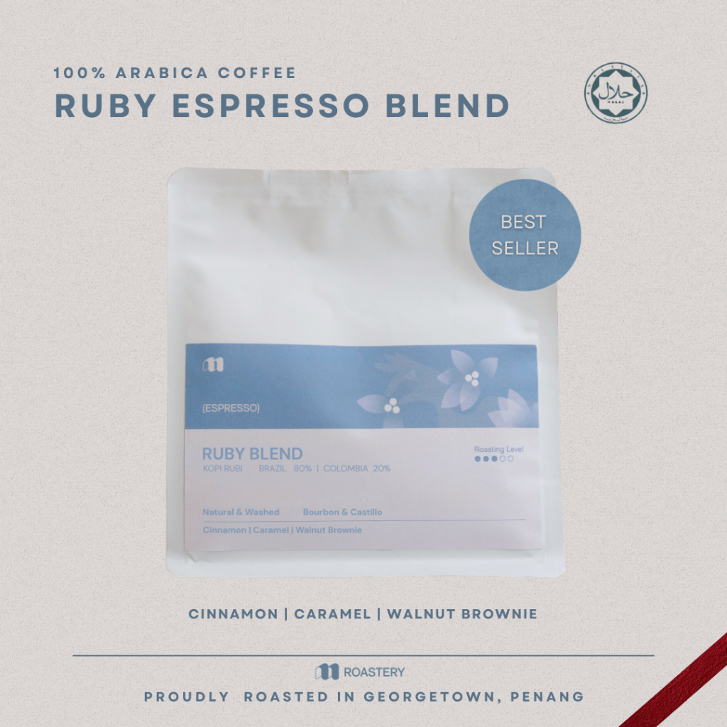 Ruby Esp Blend (意式浓缩咖啡拼/Espresso Blend/Coffee Bean/Whole Bean/Kopi ...