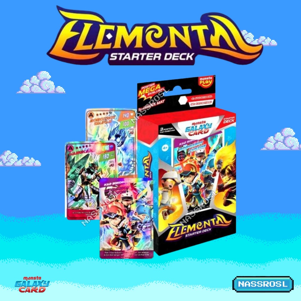 Monsta Galaxy Card: Starter Deck Elemental V8 Card | Shopee Malaysia
