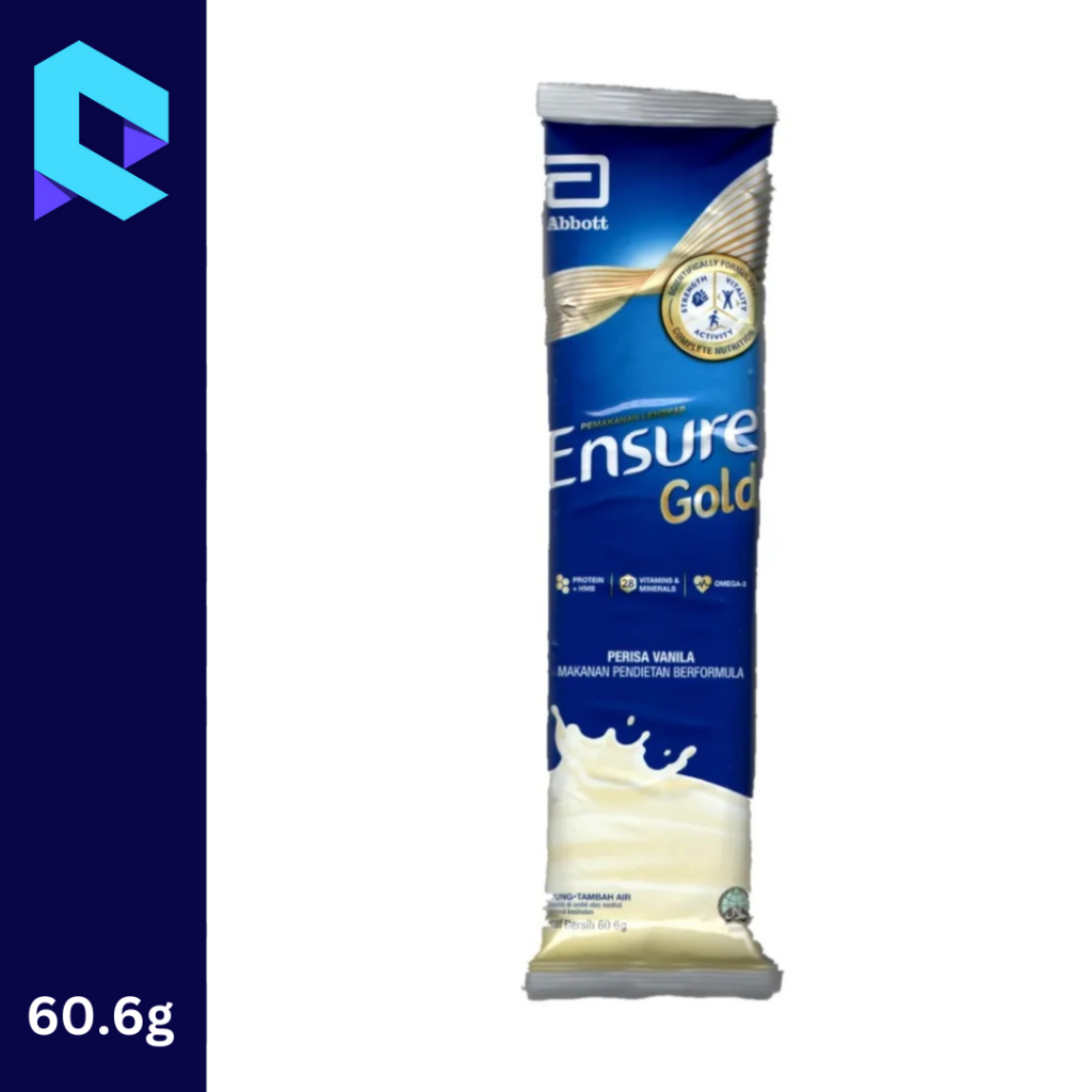 Ensure Gold Sachet 60.6g Vanilla [Expiry Date: 06/2026] | Shopee Malaysia
