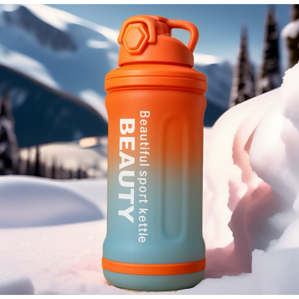 Botol Air Sukan Gradien Tahan Bocor BPA Percuma Botol Gim Perjalanan ...