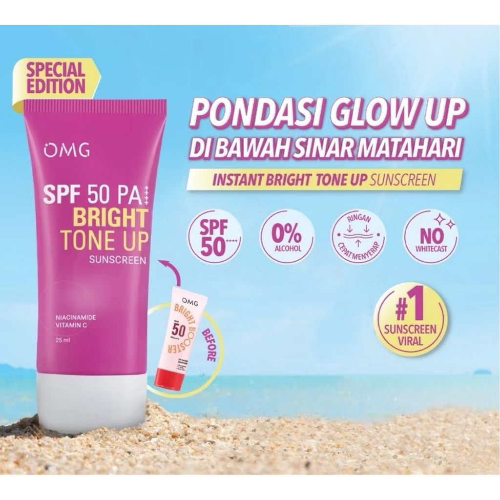 Kristikaa collection OMG Oh My Glow Bright Tone Up UV Barrier Sunscreen ...