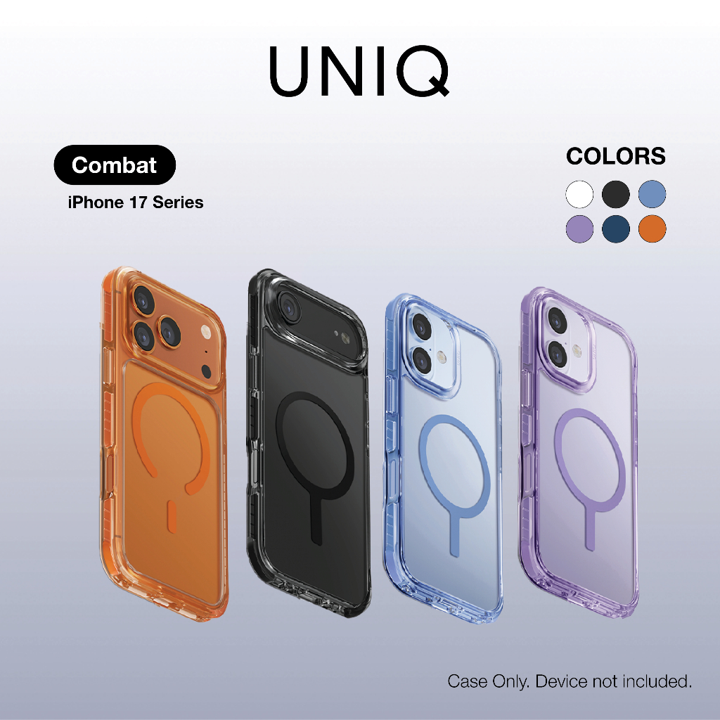 UNIQ Combat MagClick Case For iPhone 17 (6.3)/ iPhone Air (6.5) /17 Pro ...