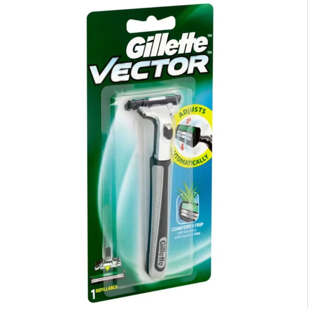 Gillette Vector Razor Kit +Free Gift 🎁 | Shopee Malaysia