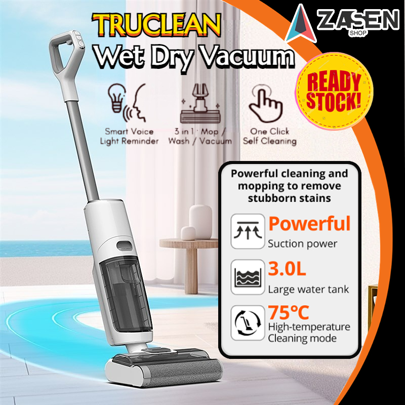 Truclean W20 Wet Dry Vacuum 3-in 1 Vacuum Floor Washer lightweight and ...