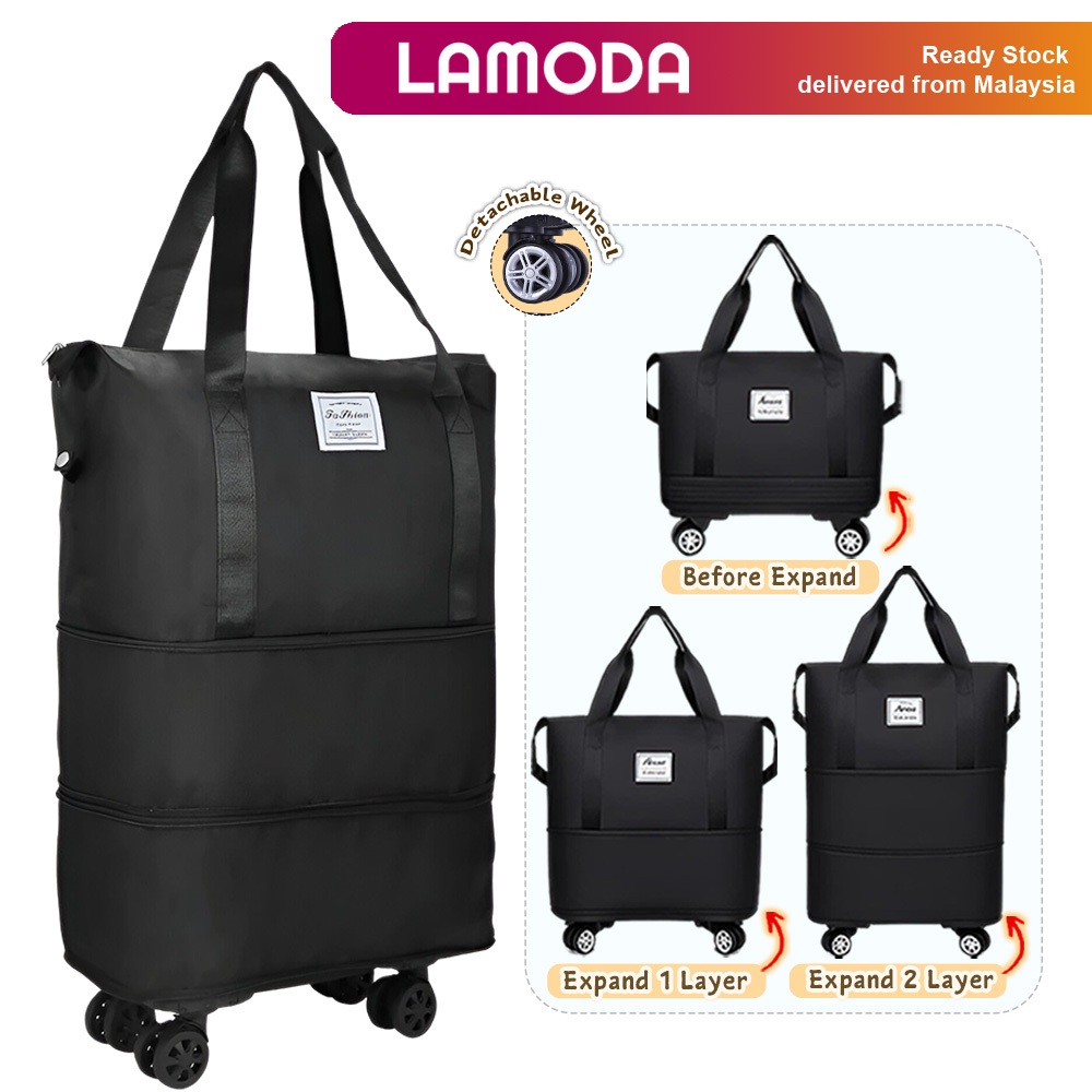 [ONE SIZE][Lamoda]TRAVEL WHEELS BAG Roda Perjalanan Berkapasiti Besar ...