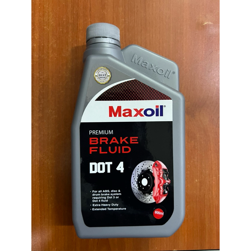 MAXOIL PREMIUM BRAKE FLUID DOT 4 (600ml) | Shopee Malaysia