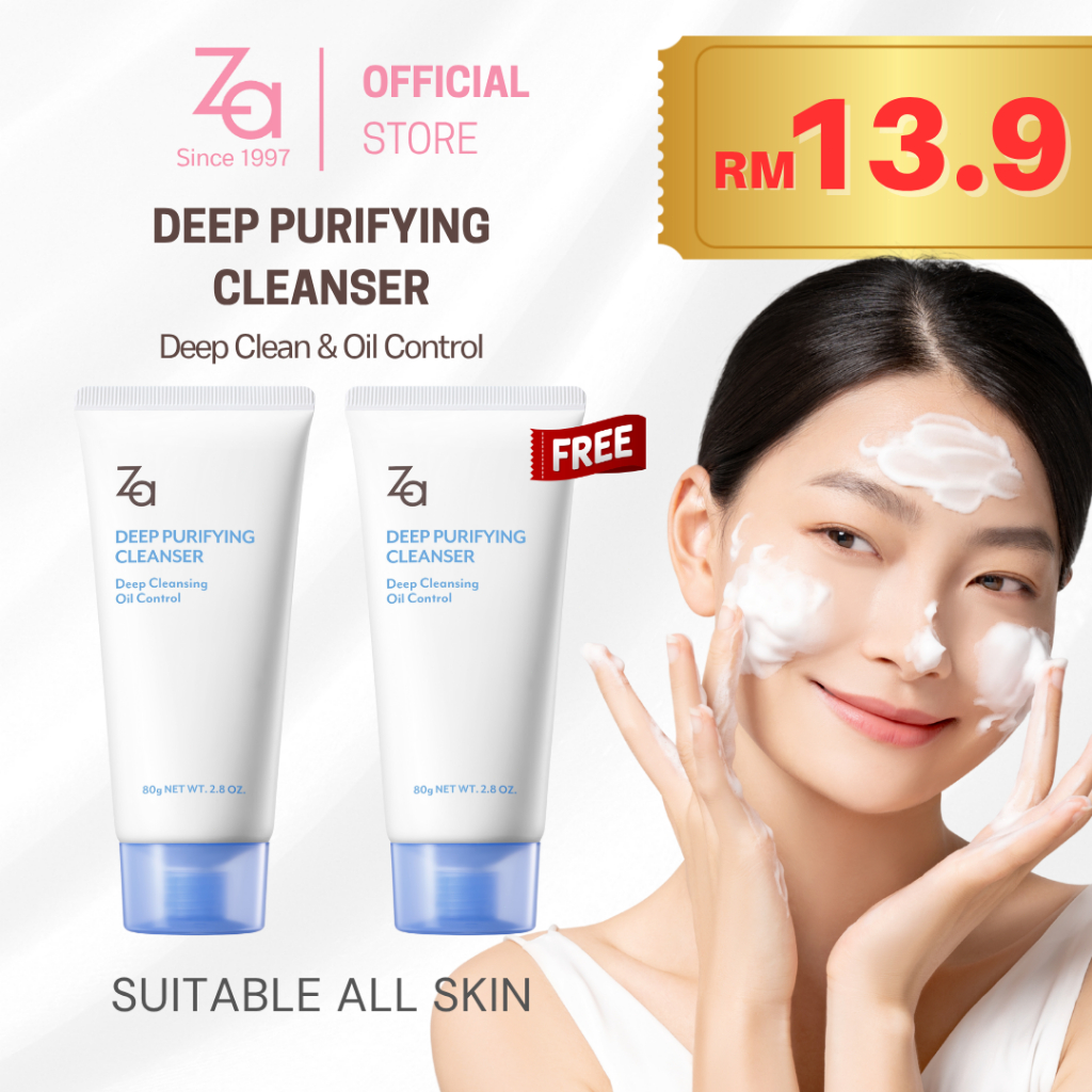 Za Sea Salt Deep Purifying Cleanser | Shopee Malaysia
