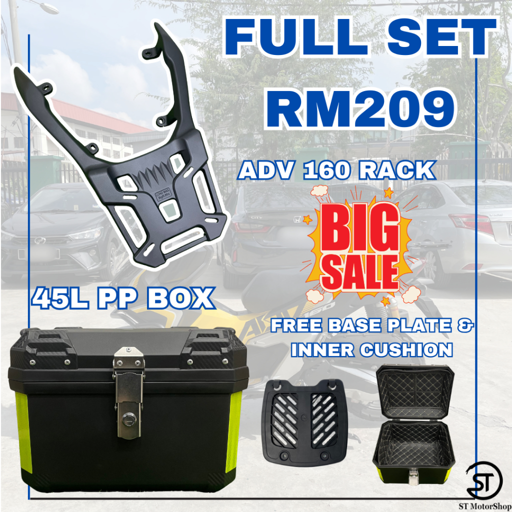 Rear Rack HONDA ADV 160 Top Rack 35L 45L Top Box Kargo Luggage Rak ...