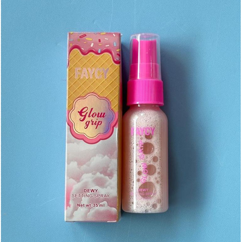 FAYCY Glow Grip Dewy Setting Spray (Mini Size - 35ml) | Shopee Malaysia