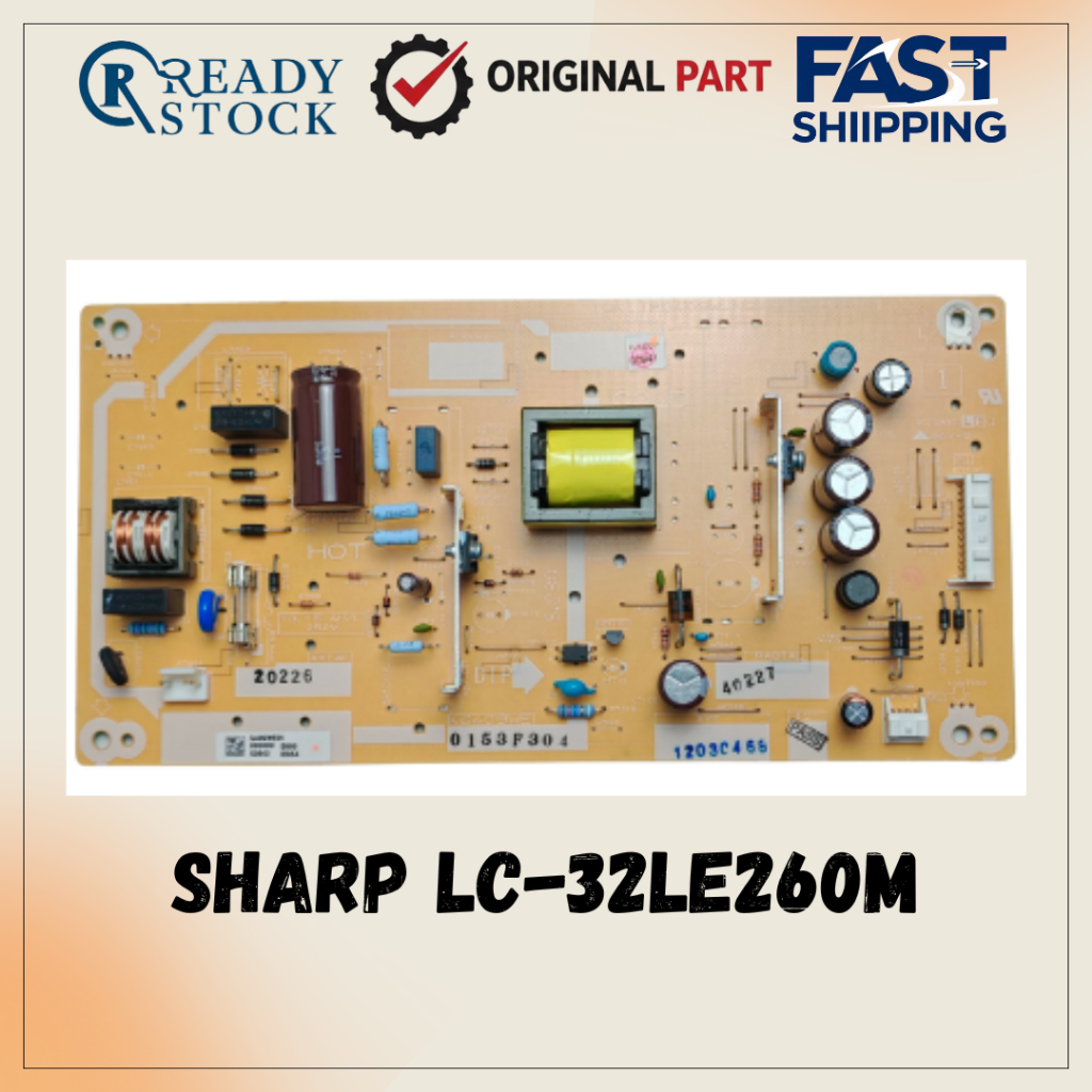 Sharp LC-32LE260M Power Supply Board | Shopee Malaysia