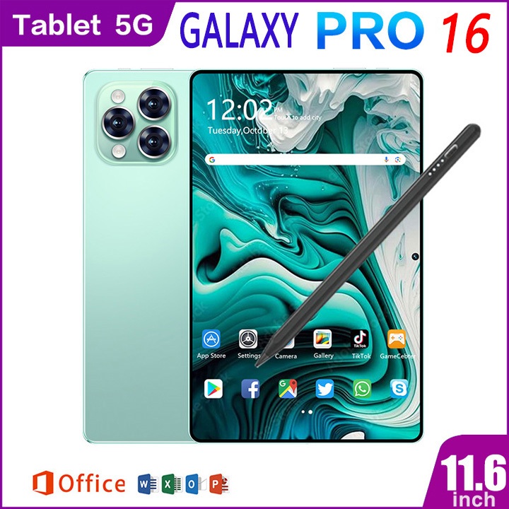 COD 2025 jenama Tablet baru Galaxy S16 11.6 inci Android 12 Tablet asal ...