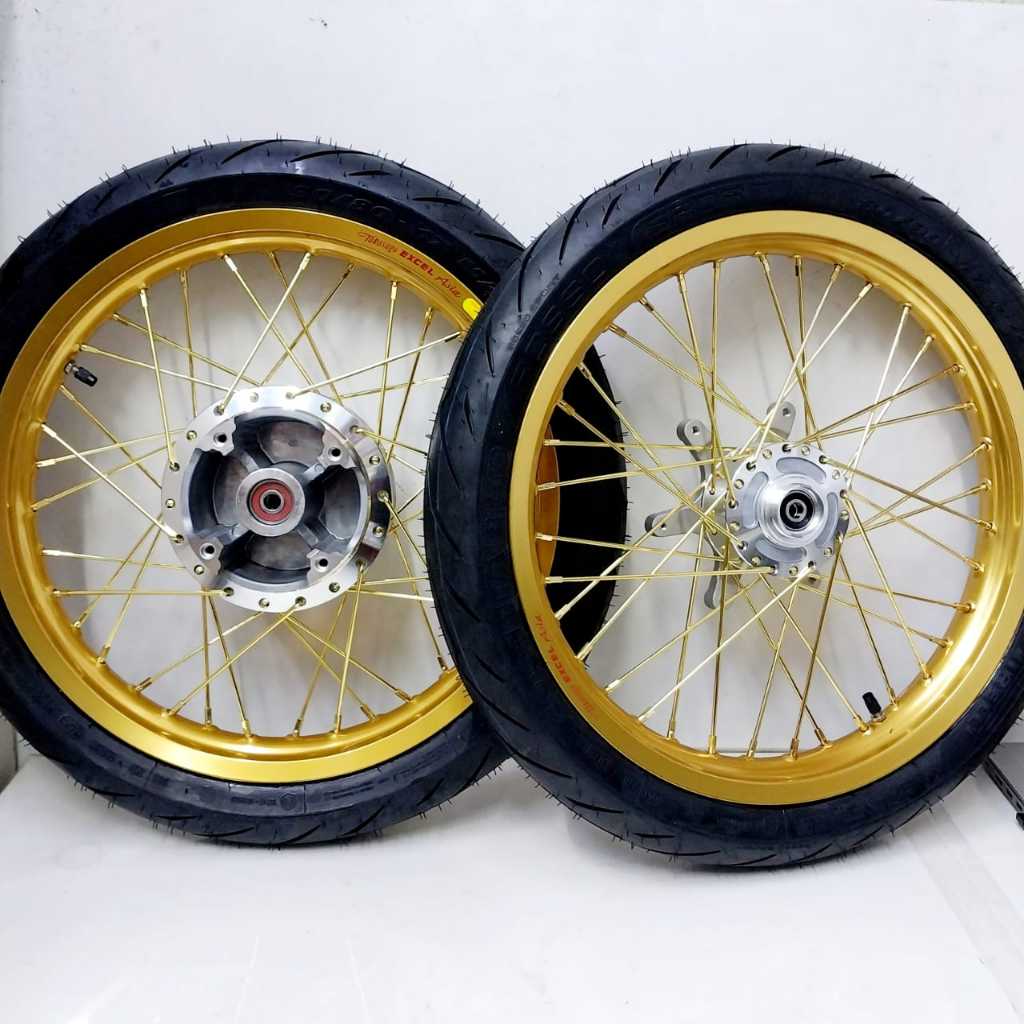 RS150 / RSX FULL SET TAKASAGO EXCEL ASIA ALLOY RIM 1.85 X 17 Gold, RCB ...