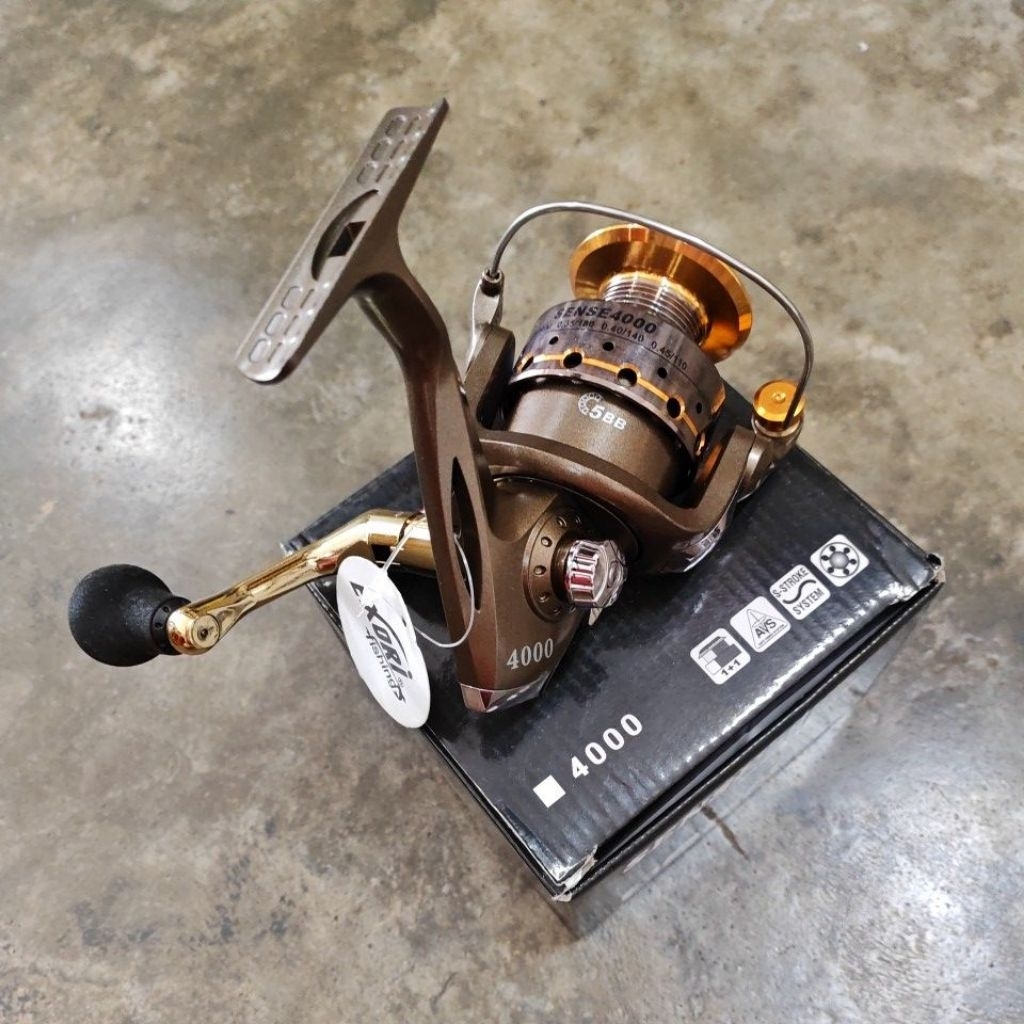 exori fishing reel YIORYO Reel, 16+1BB 4.9:1/5.5:1 High Gear Ratio Ultralight Smooth Powerful Spinning Reels for Freshwater Saltwater Bass Fishing (Size : 1000) : Sports & Outdoors Promo Reel Exori Alpen 1000