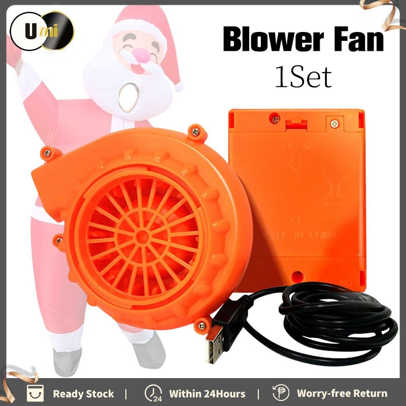 Mini Fan Blower Battery Pack For Inflatable Toy Costume Doll Usb Air ...
