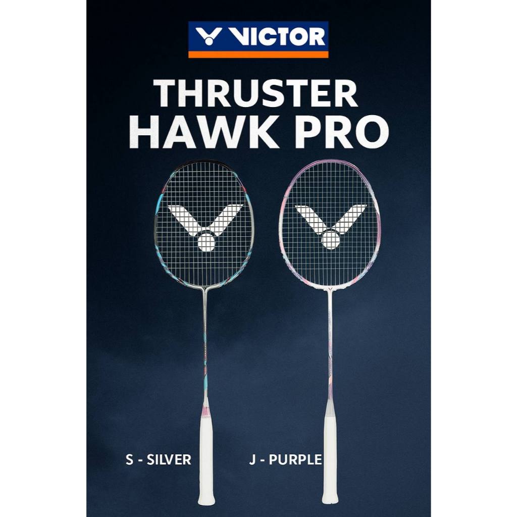 VICTOR THRUSTER TK HAWK PRO BADMINTON RACKET (100% ORIGINAL) | Shopee ...