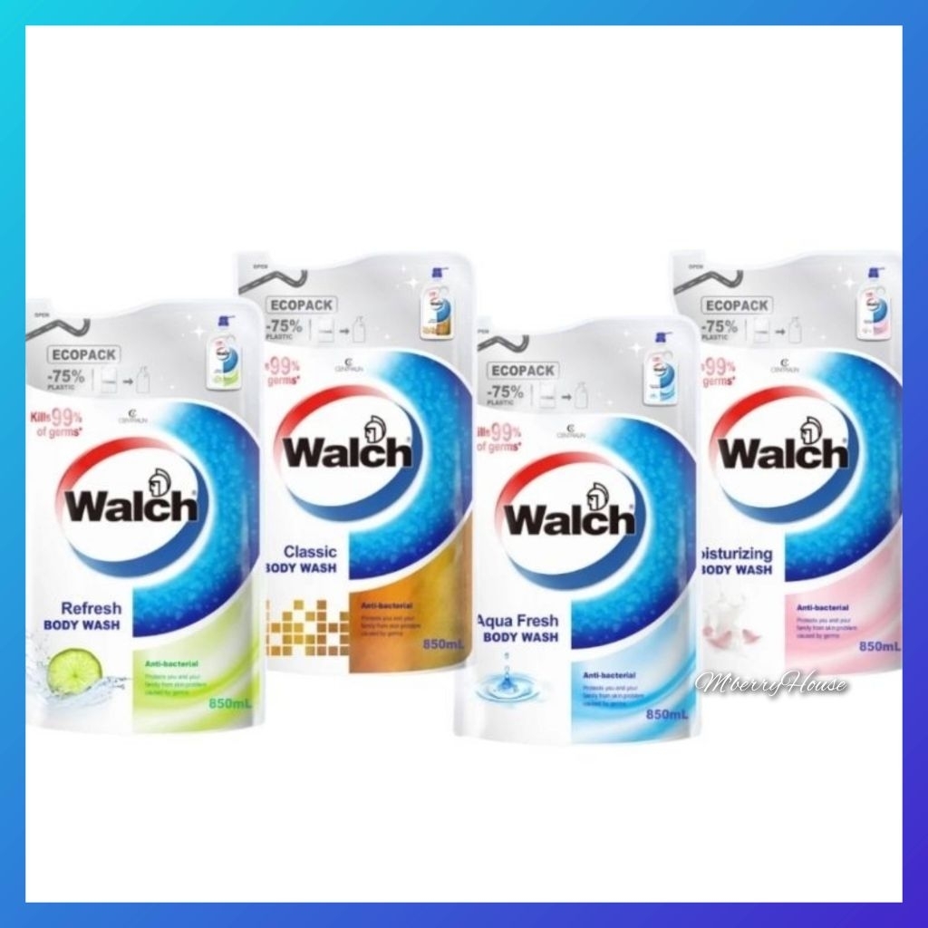 Walch Anti-Bacterial Body Wash Refill 850g exp:1/2026 | Shopee Malaysia