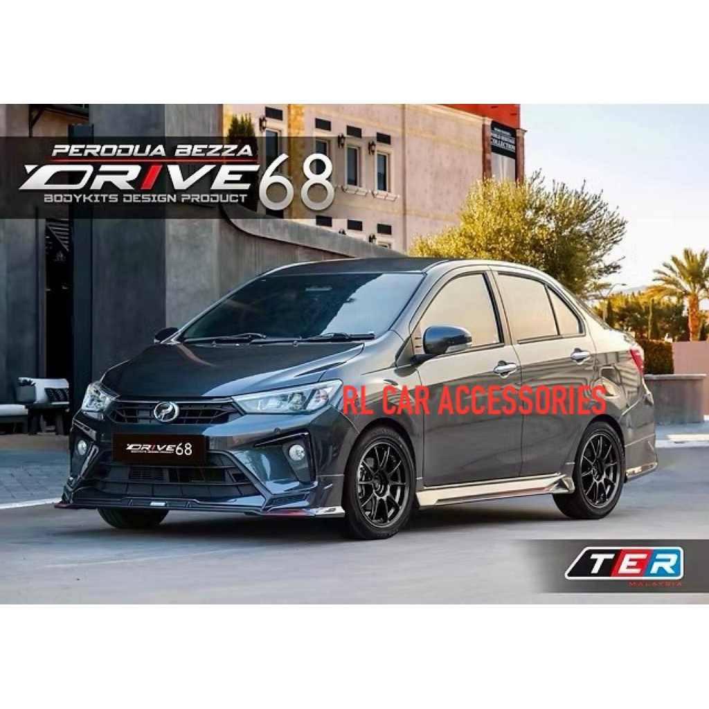 Perodua Bezza 2022 2023 2024 2025 2026 drive 68 bodykit body kit front ...