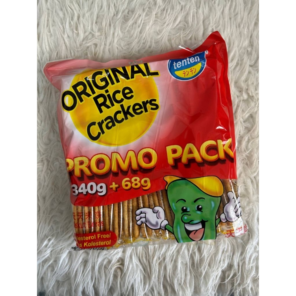 RICE CRACKERS ORIGINAL HALAL TEN TEN 340G + 68G (408G) | Shopee Malaysia