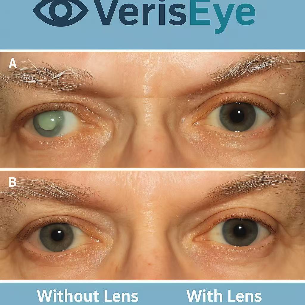 VerisEye Medical Prosthetic Contact Lens-Restore Natural Look | Shopee ...