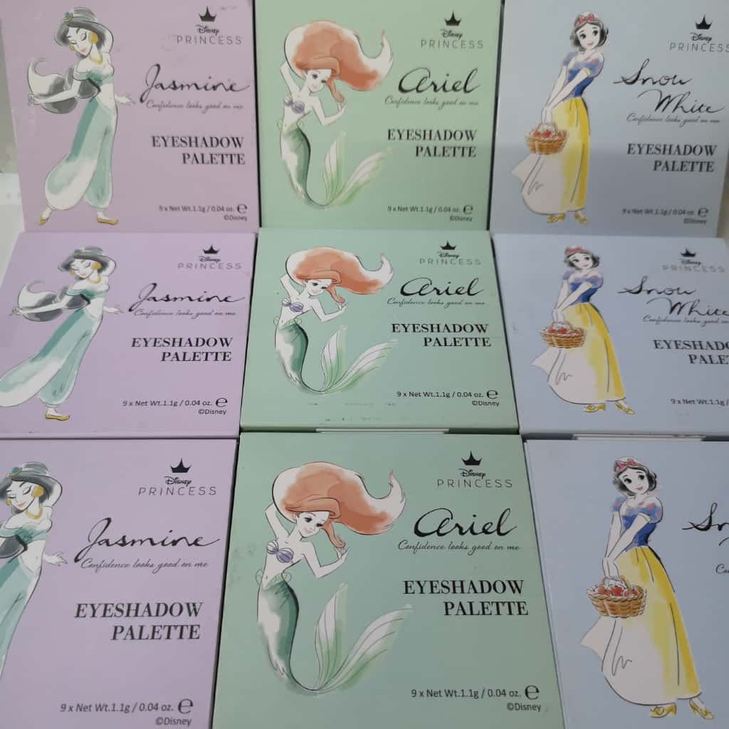 [ READY STOCK ] Disney PRINCESS Eyeshadow Palette (9x pan palette ...
