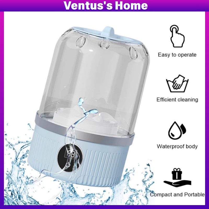 1L Portable Mini Automatic Underwear Washing Machine with Laundry Cup ...