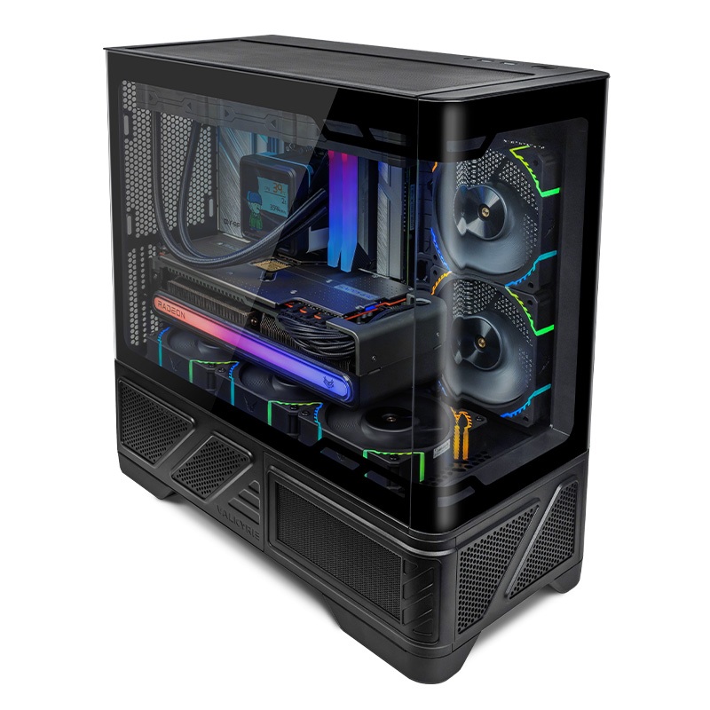 VALKYRIE VK03-M Panoramic Curved MATX Case with 6.2