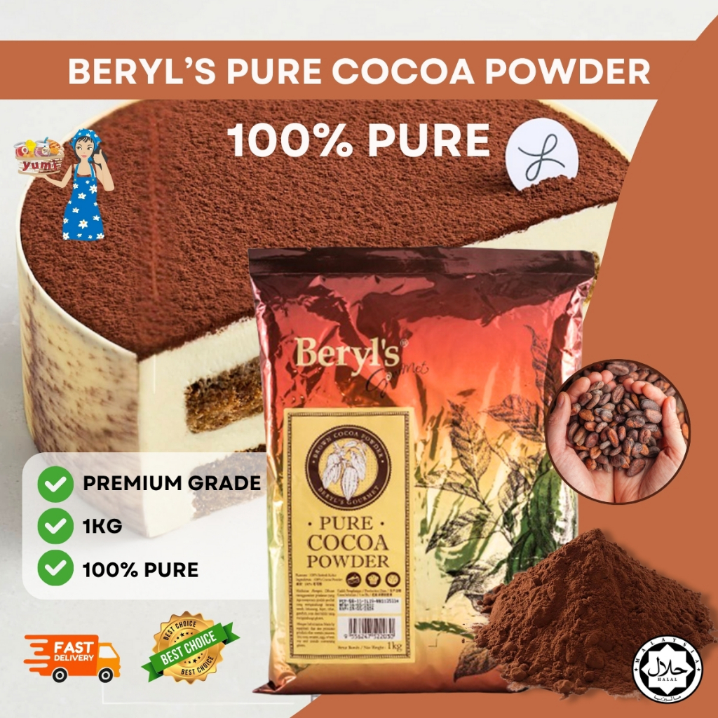 Beryl's 100% Pure Cocoa Powder (Classic) [READY STOCK] | Shopee Malaysia