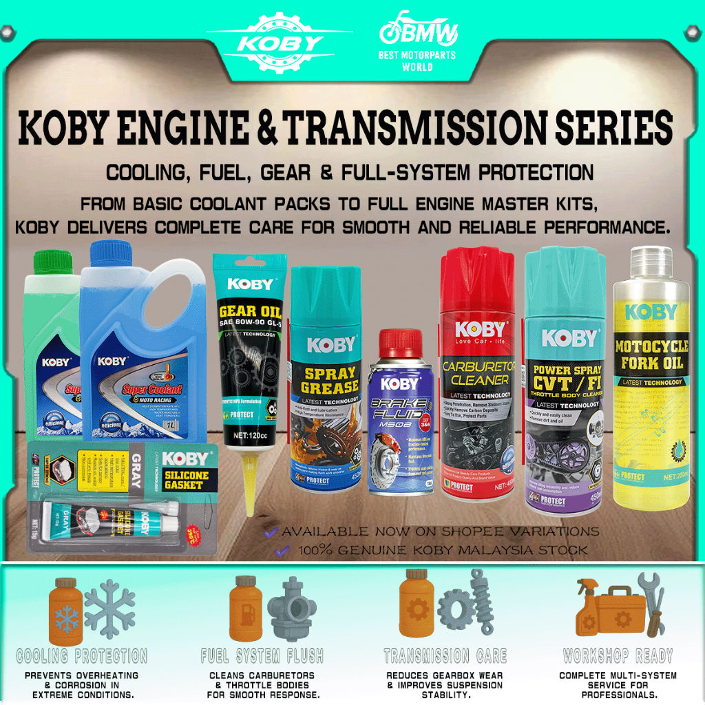 KOBY ENGINE & TRANSMISSION SERIES｜Coolant / Fuel / Gear Oil / Full ...