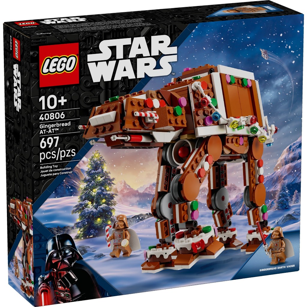 LEGO 40806 Star Wars Gingerbread AT-AT Walker | Shopee Malaysia