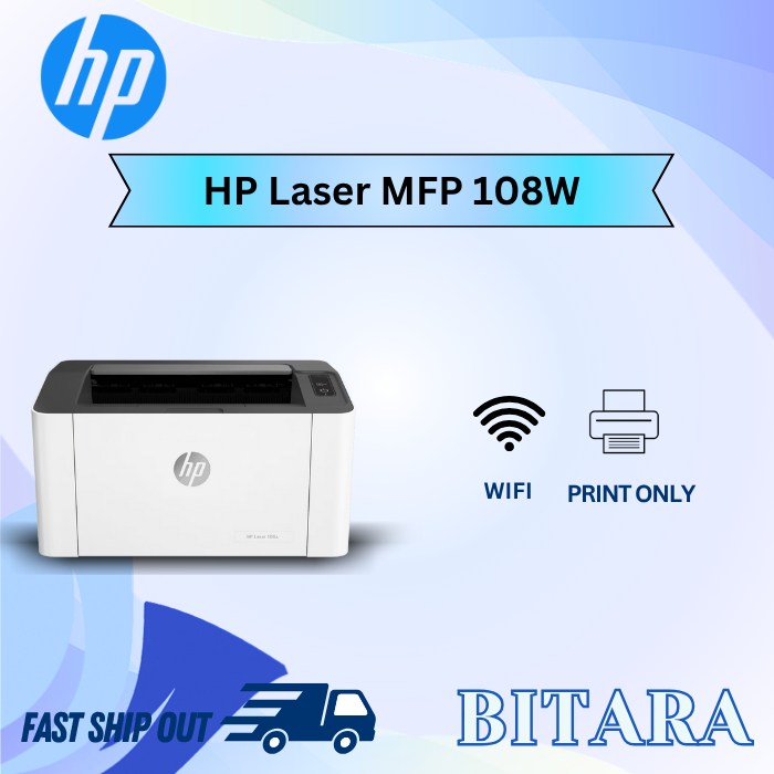 HP 108A/108W MONOCHROME LASER PRINTER | Shopee Malaysia