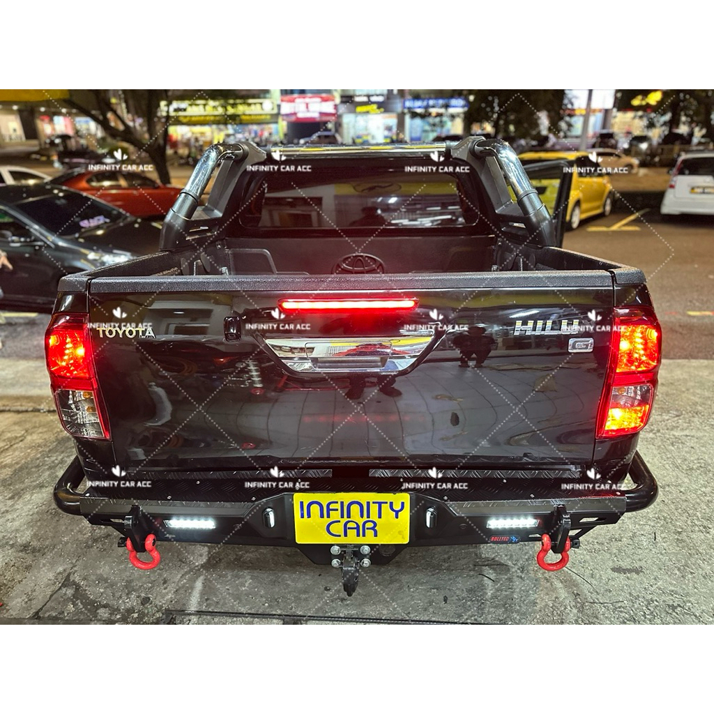 Toyota Hilux Vigo Revo Rear Bull Bar Bumper Bulltec V2 | Shopee Malaysia