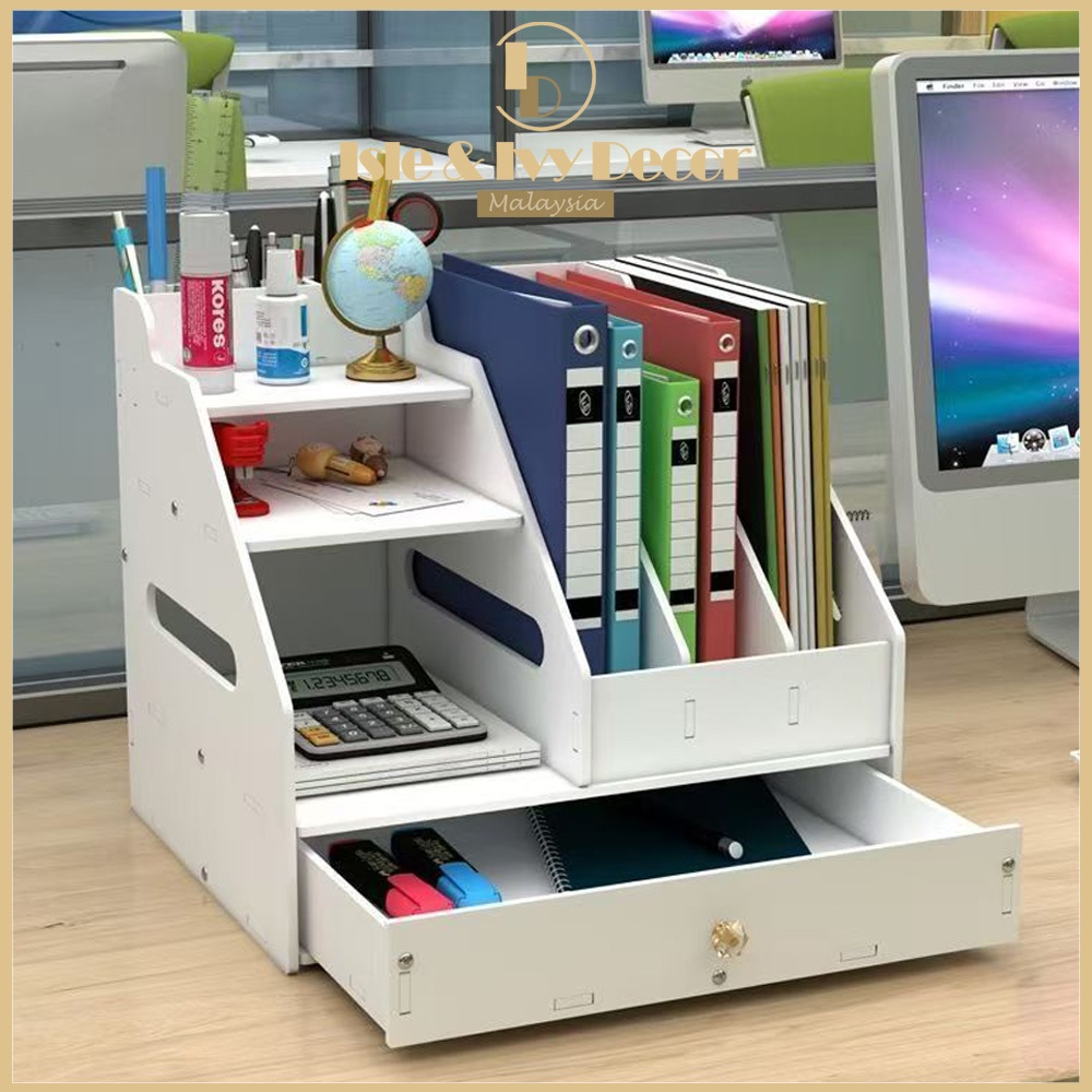 Drawer-type multi-layer Sundries storage box Office Desktop Storage box ...