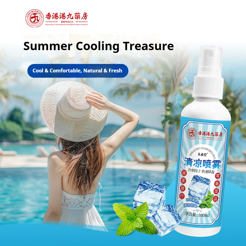 Summer Heat Cooling Spray Instant Cooling Relief Prevent Heatstroke ...