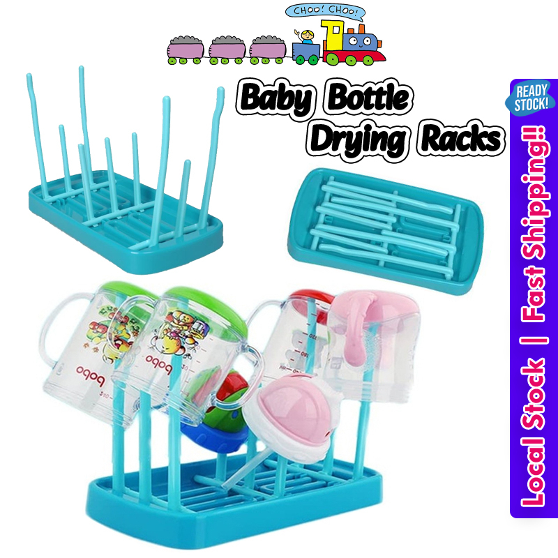 [Choo Choo Toy] Foldable Milk Bottle Drying Rack Milk Bottle Drainer ...