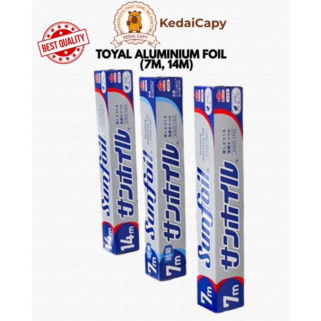 Toyal Anti-Bacteria Sun Foil (25Cm X 7M) Aluminium Foil / Sun Aluminium ...