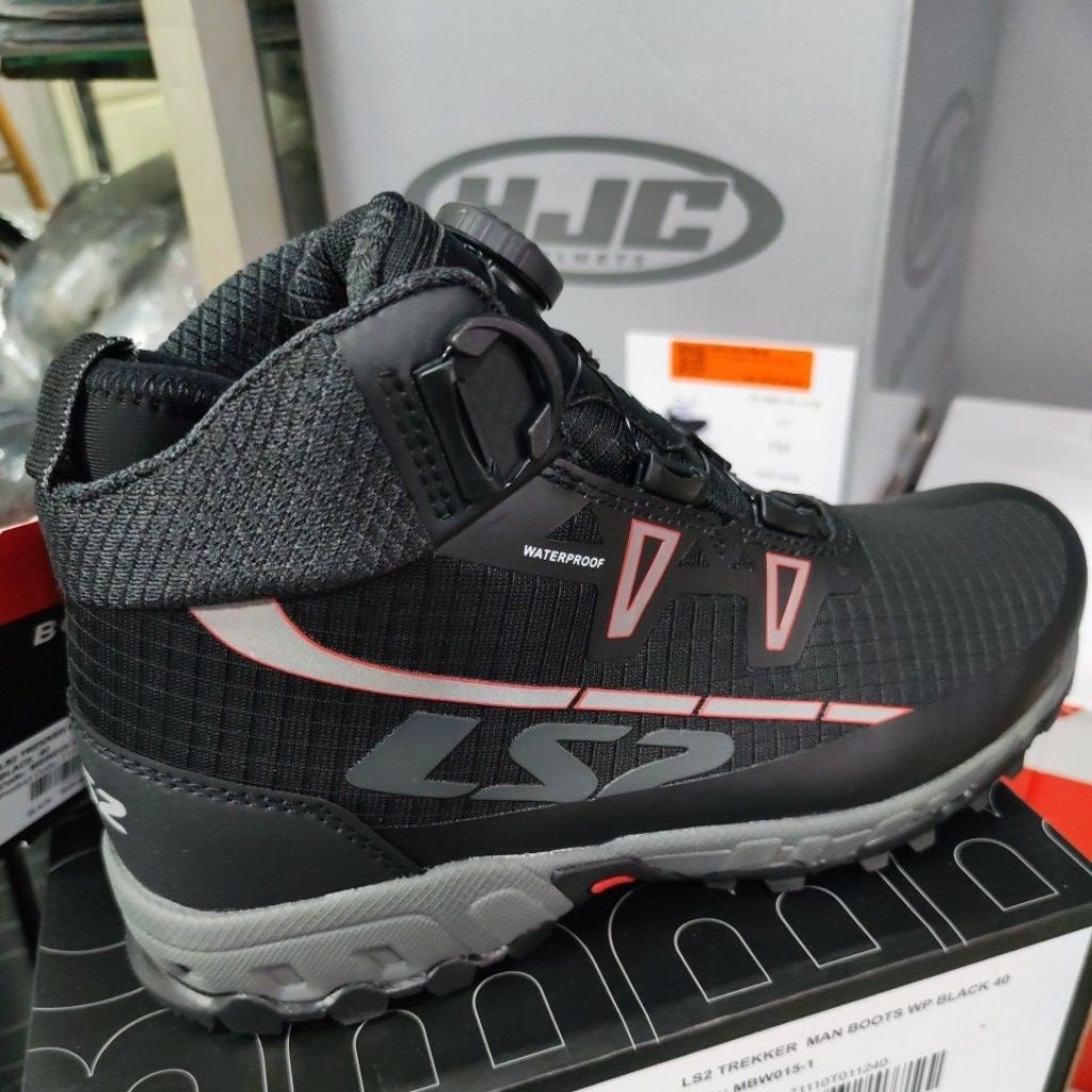 2025 NEW LS2 WATERPROOF RIDING BOOTS (BLACK) | Shopee Malaysia