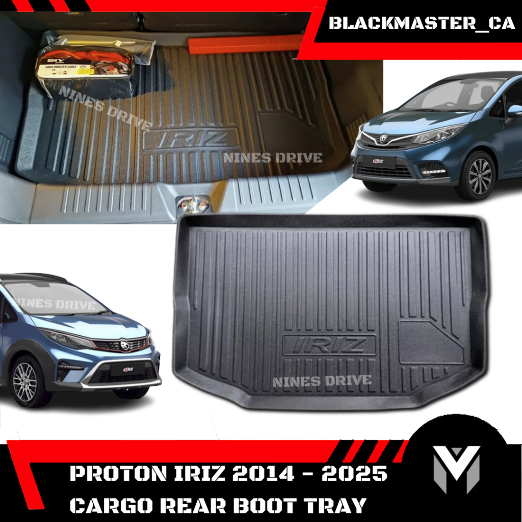 PROTON IRIZ 2014 - 2025 Rear Trunk Cargo Car Boot Tray - OEM Anti Slip ...