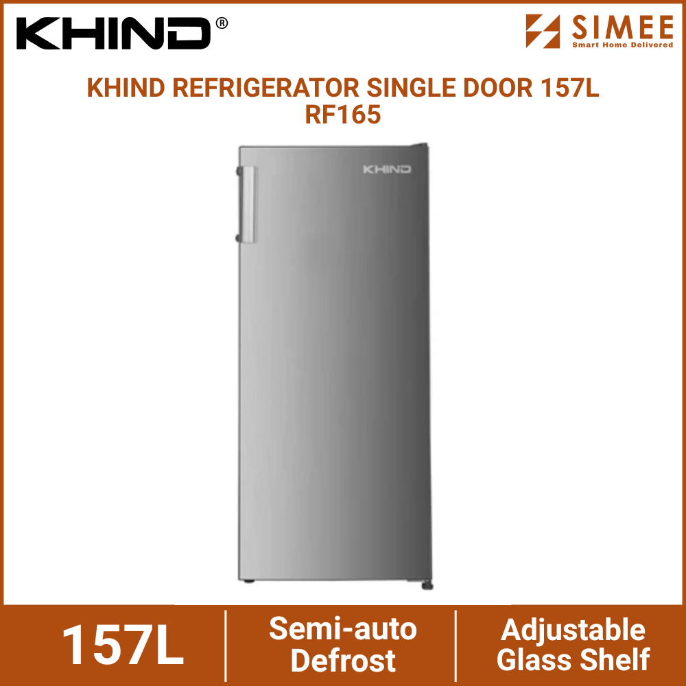 KHIND REFRIGERATOR SINGLE DOOR 157L RF165 | Shopee Malaysia